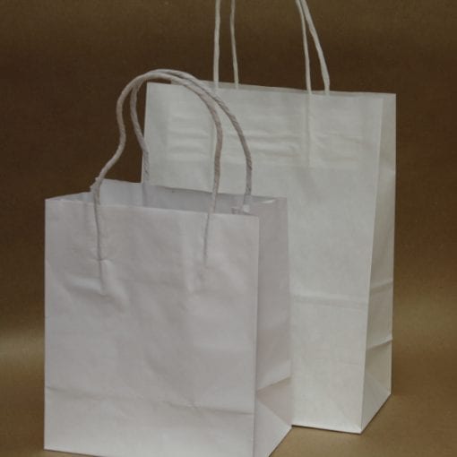 Small White Kraft Paper Bags