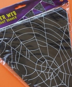 Spiderweb Pennant Banner