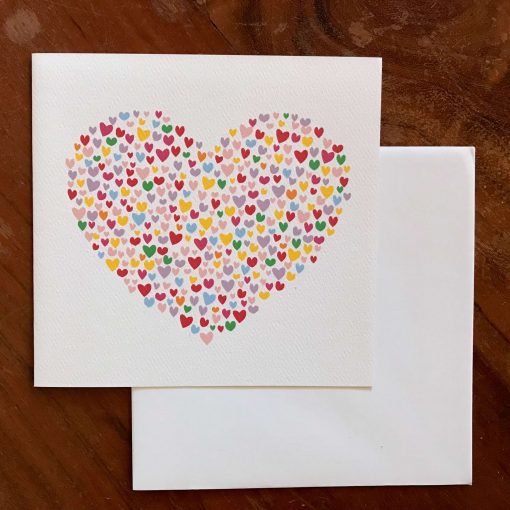 Heart Birthday Card with Envelope