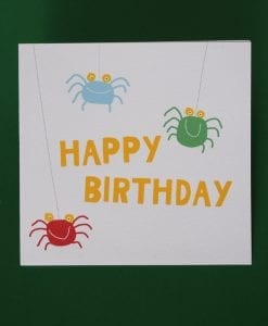 Spider Birthday Card