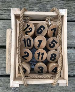 Wooden Number Toss Game - Outdoor Throwing Games